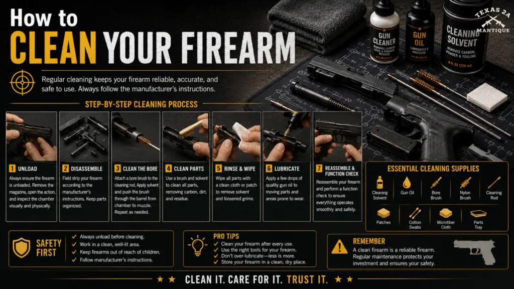 How to Clean Your Firearm