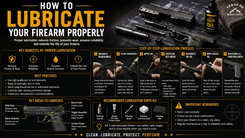 How to Lubricate Your Firearm Properly