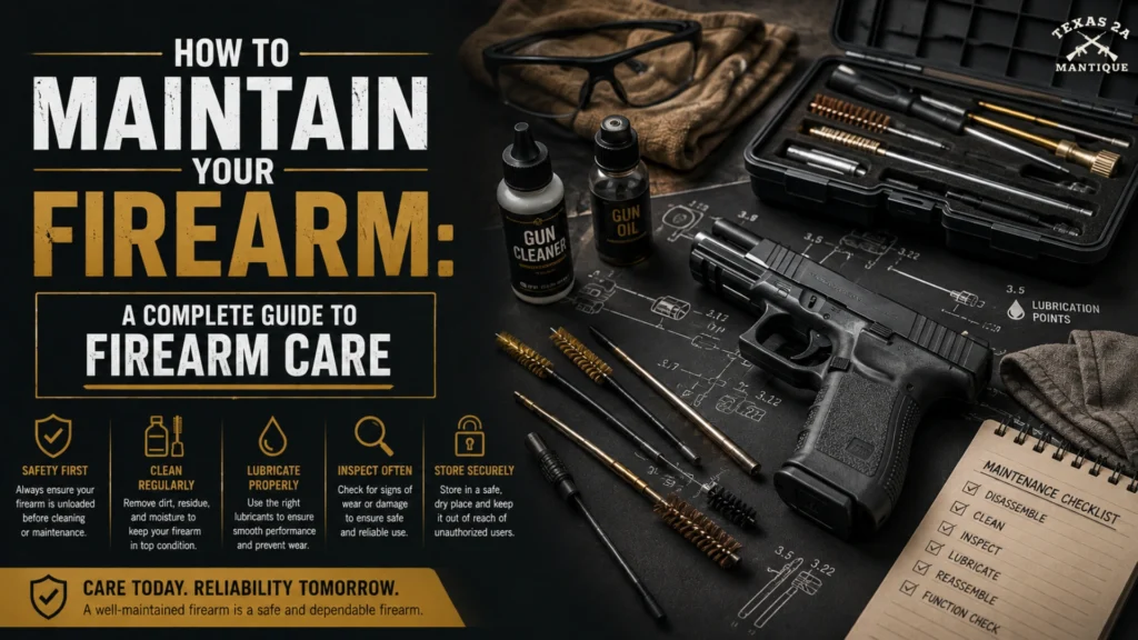 How to Maintain Your Firearm A Complete Guide to Firearm Care