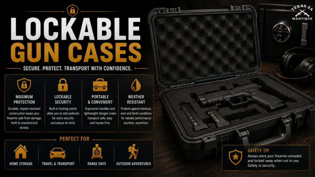 Lockable Gun Cases
