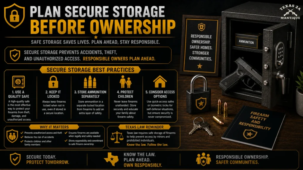 Plan Secure Storage Before Ownership