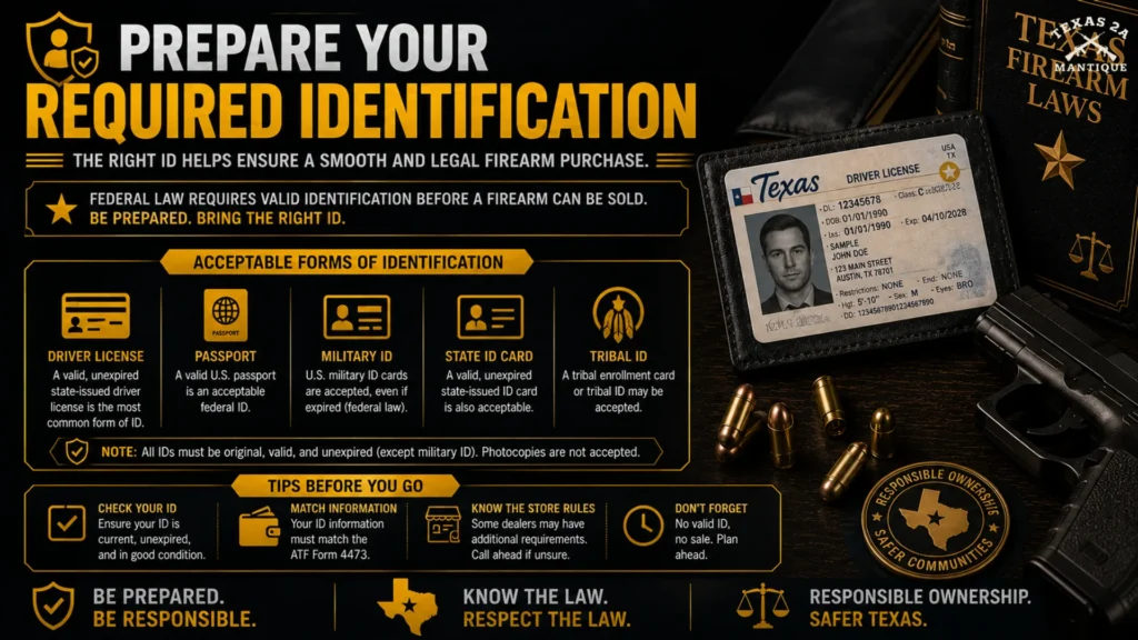 Prepare Your Required Identification