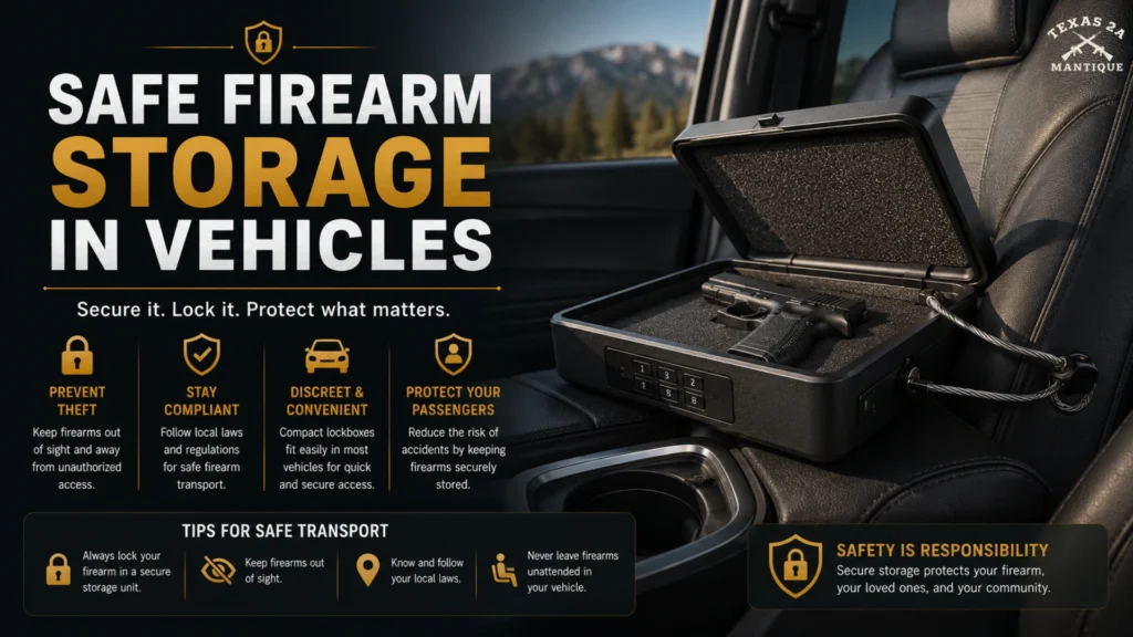 Safe Firearm Storage in Vehicles