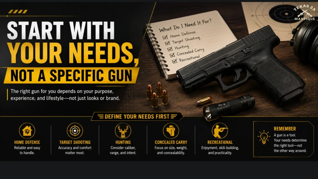 Start With Your Needs, Not a Specific Gun