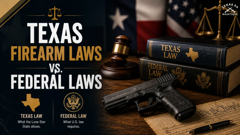 Texas Firearm Laws vs. Federal Laws
