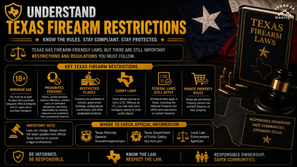Understand Texas Firearm Restrictions