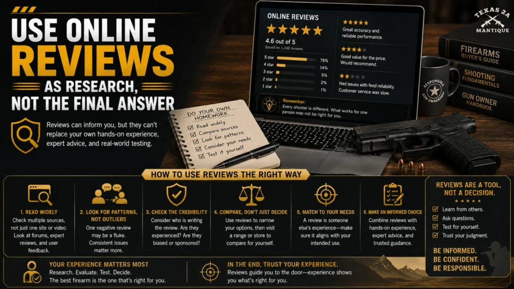 Use Online Reviews as Research, Not the Final Answer