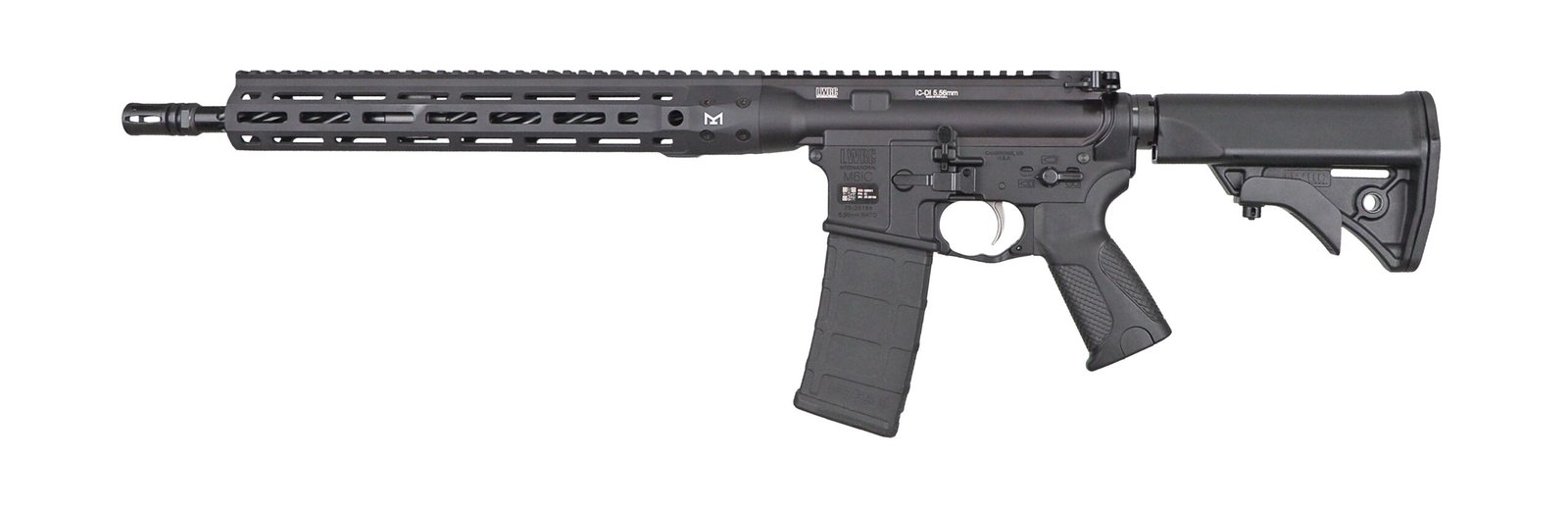 LWRC DI 5.56MM BLK 16.1" 30+1 M-LOK