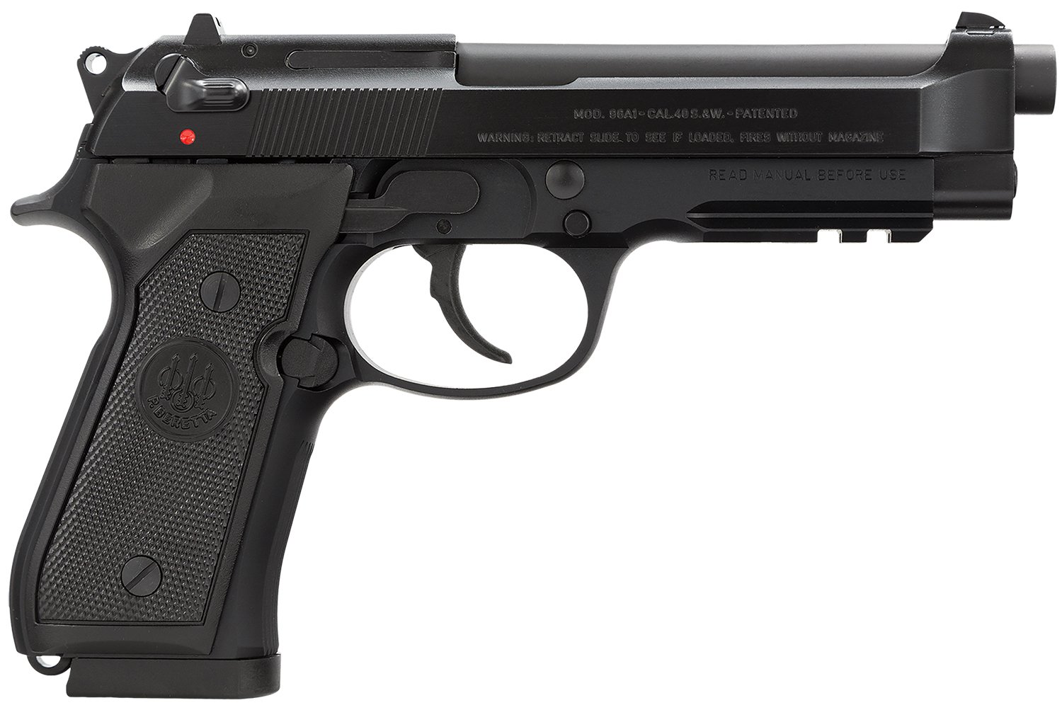 BERETTA 96A1 40S&W 10+1 4.9" PIC RAIL