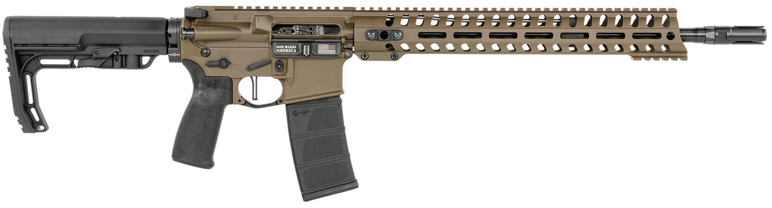 POF USA MINUTEMAN 5.56 16.5" BRWN MLOK