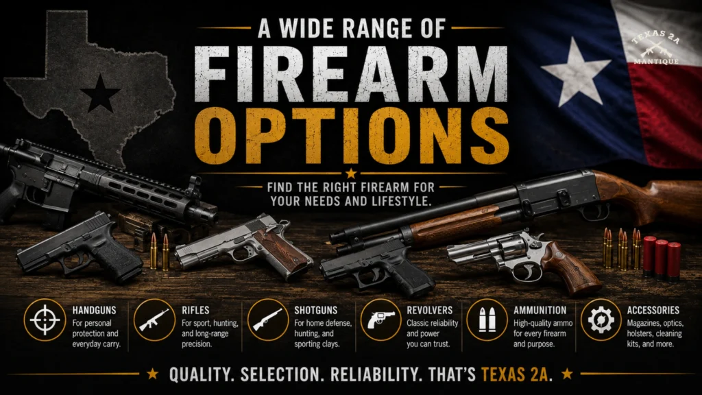 A Wide Range of Firearm Options