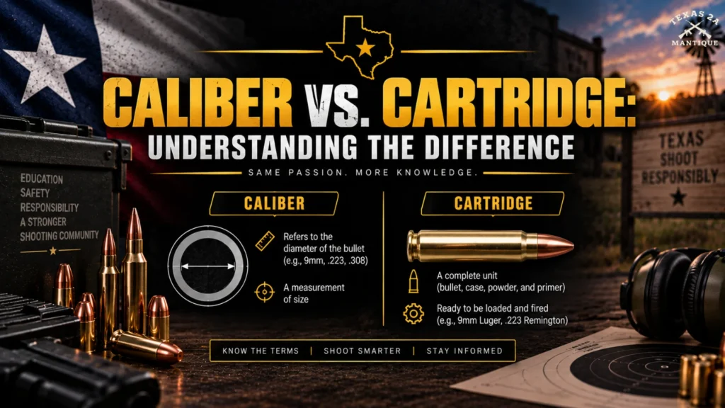 Caliber vs. Cartridge Understanding the Difference