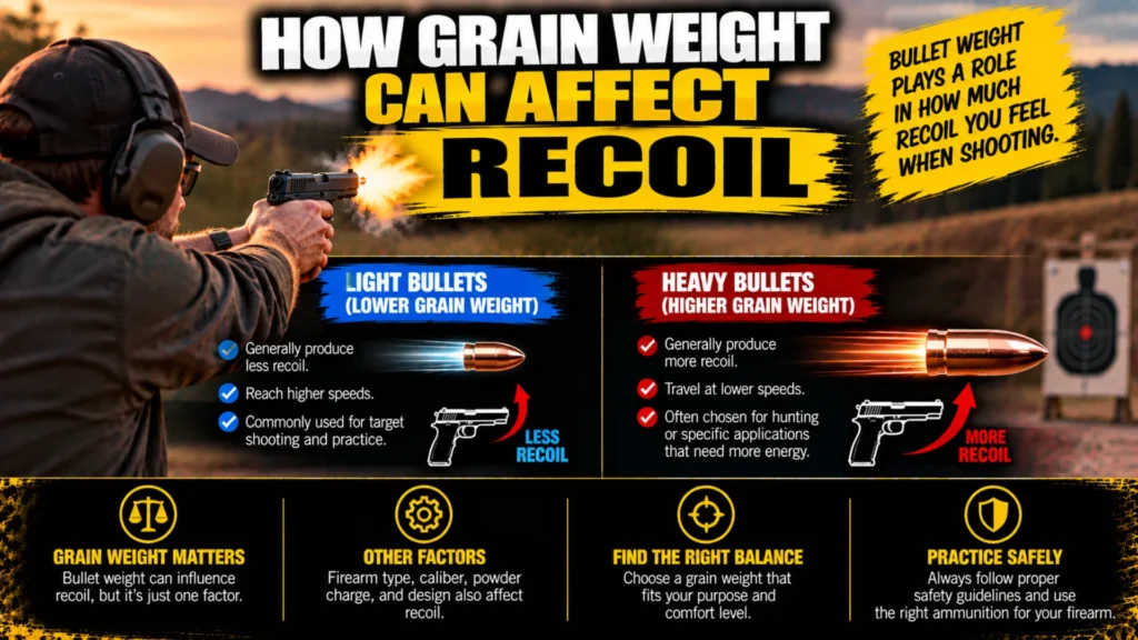 How Grain Weight Can Affect Recoil