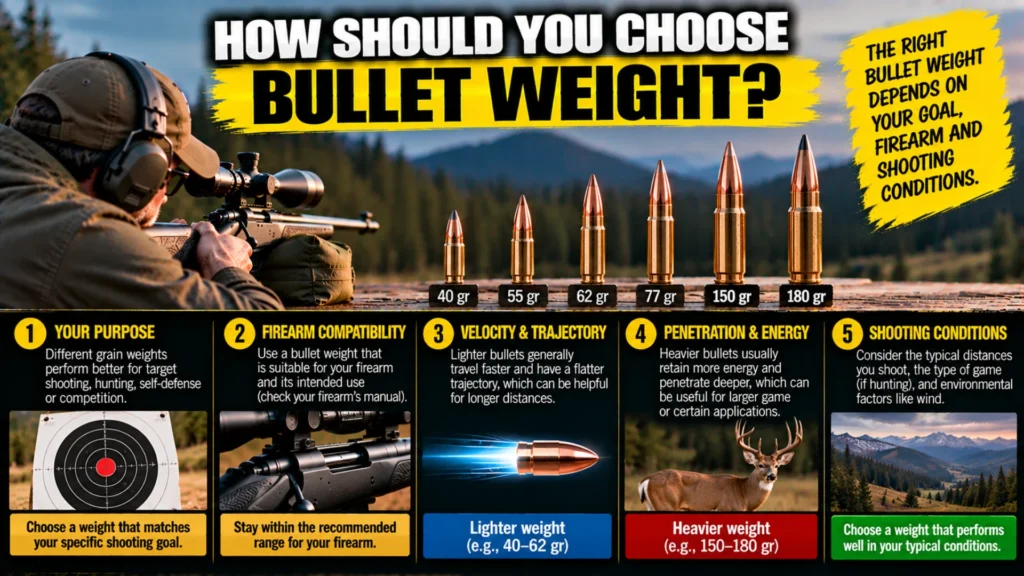 How Should You Choose Bullet Weight