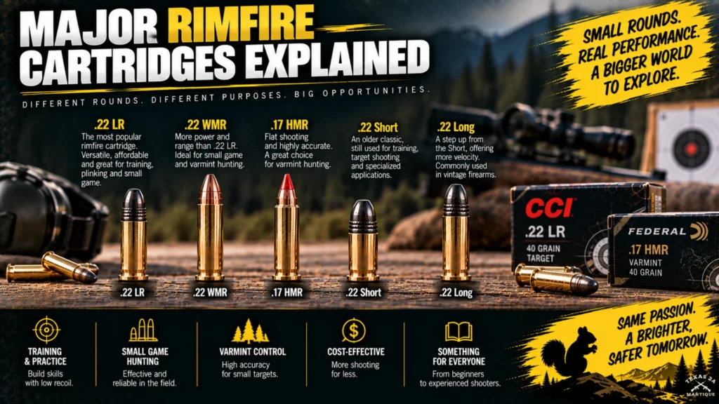Major Rimfire Cartridges Explained