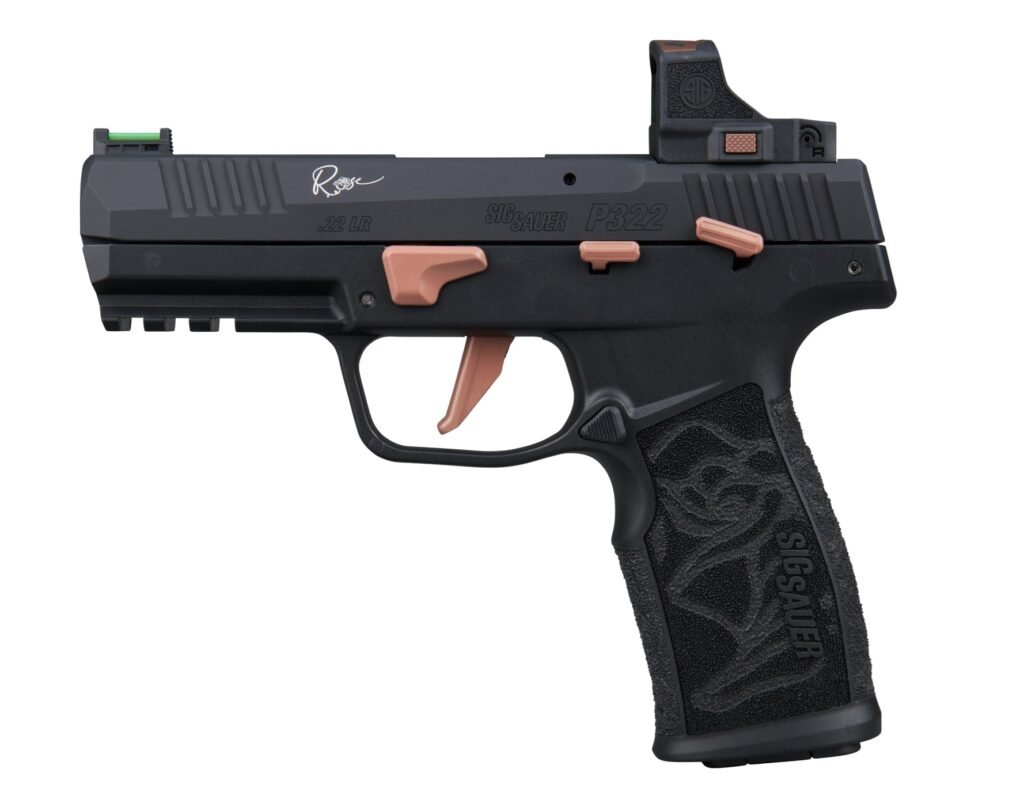 SIG SAUER P322 ROSE 22LR BLK 4" 10+1 ROM