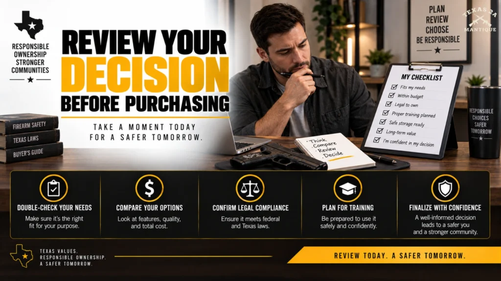 Review Your Decision Before Purchasing
