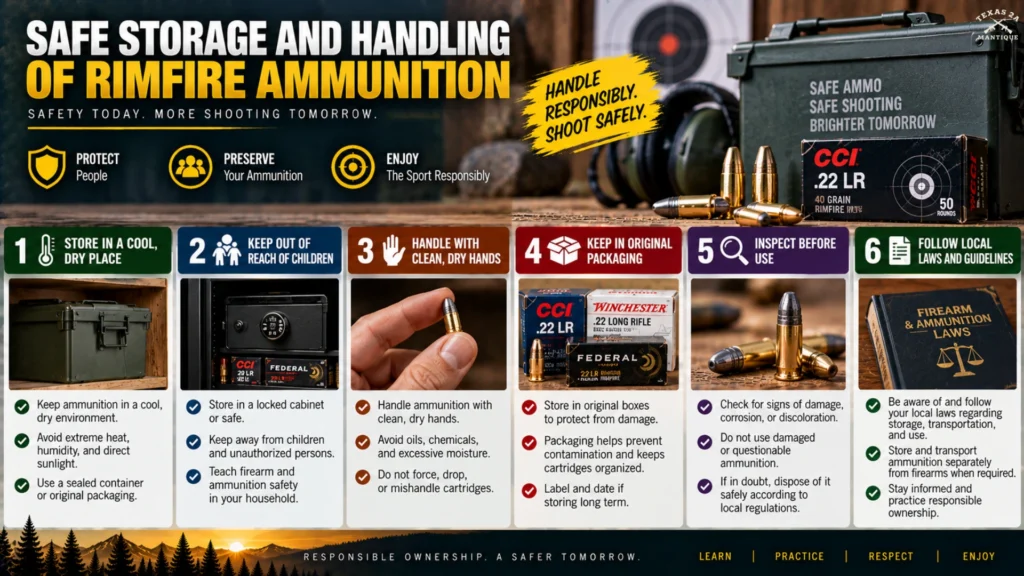 Safe Storage and Handling of Rimfire Ammunition