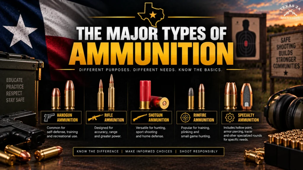 The Major Types of Ammunition