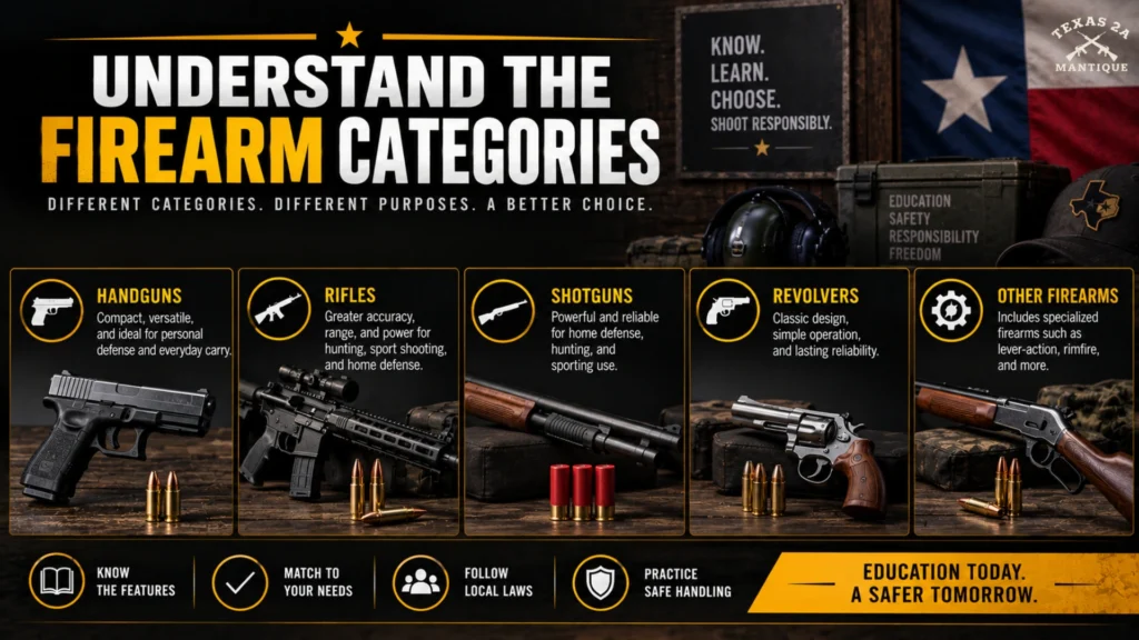 Understand the Firearm Categories