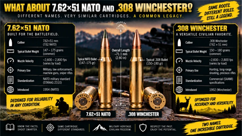 What About 7.62×51 NATO and .308 Winchester